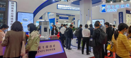 Infypower showcased liquid cooling charger power module in Shenzhen CPTE Exhibition 2021